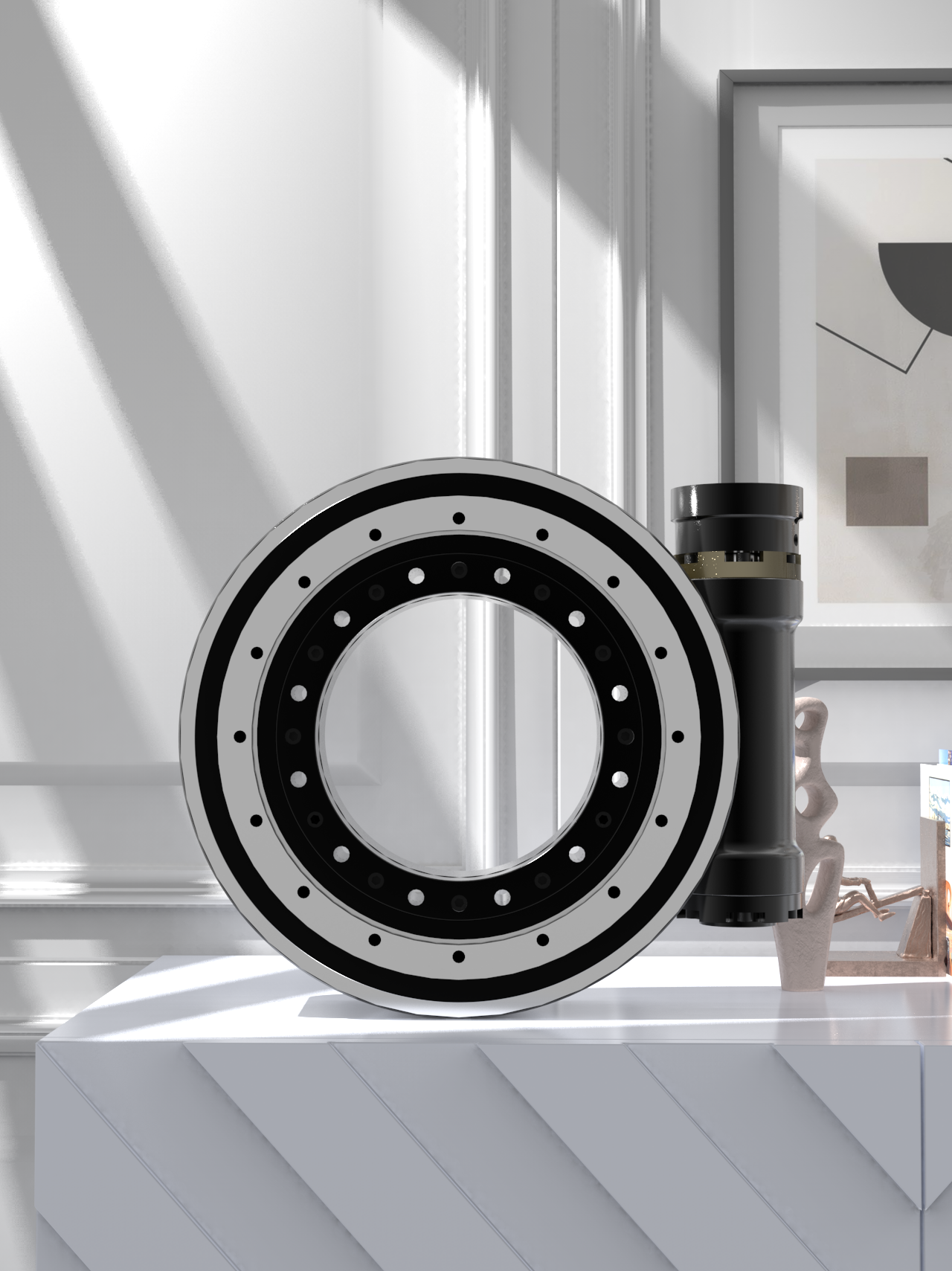 中空旋转平台替代传统分度盘的原因是什么？